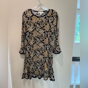 NWOT Women’s Michael Kors dress with bell sleeve.
